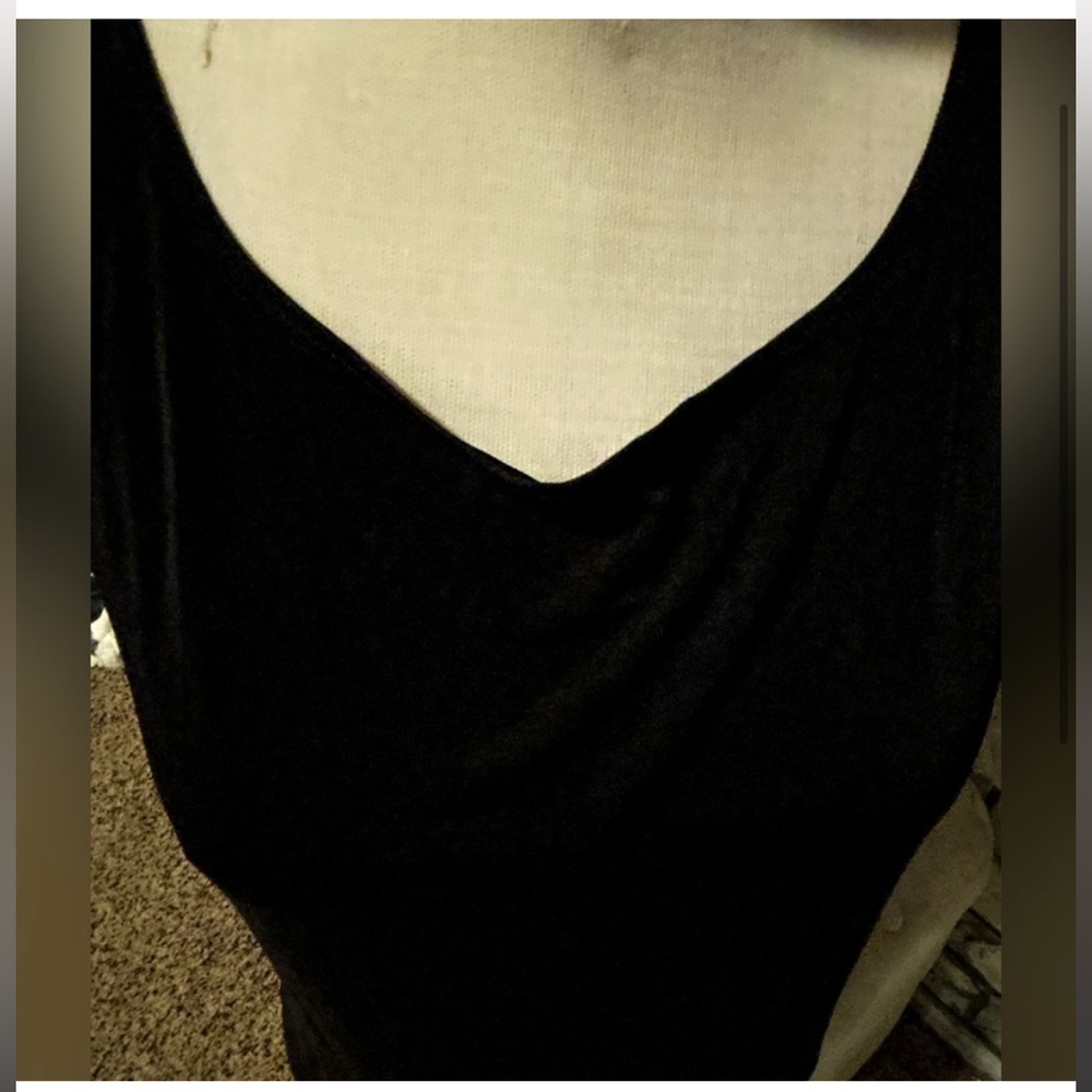 $10 sale Chico’s traveler blouse black with cowl neck size 1 Business